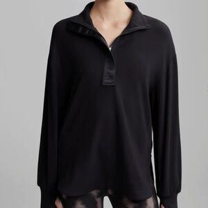 Varley•Roeder Half Zip Midlayer•Black•Size Medium